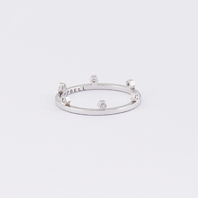 Crown Stacking Ring WG