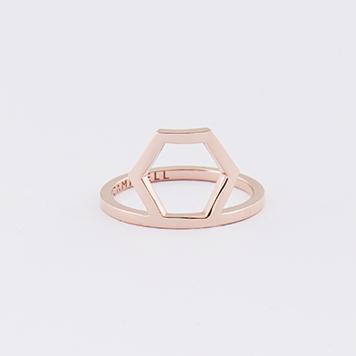 Hexagon Frame Ring RG