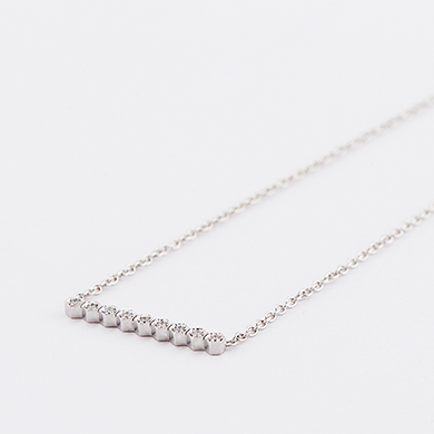 Horizon Diamond Necklace WG